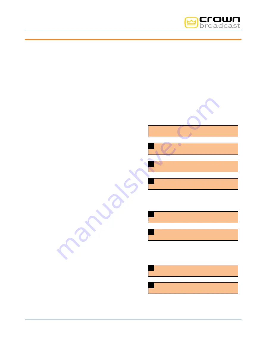 Crown FME 100W User Manual Download Page 130