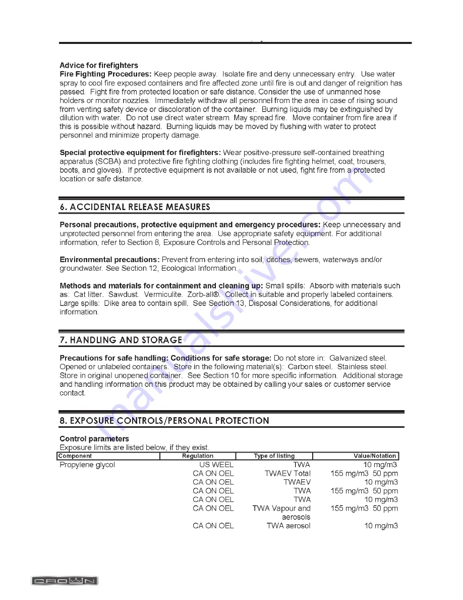 Crown GLT-100 Installation & Operation Manual Download Page 23