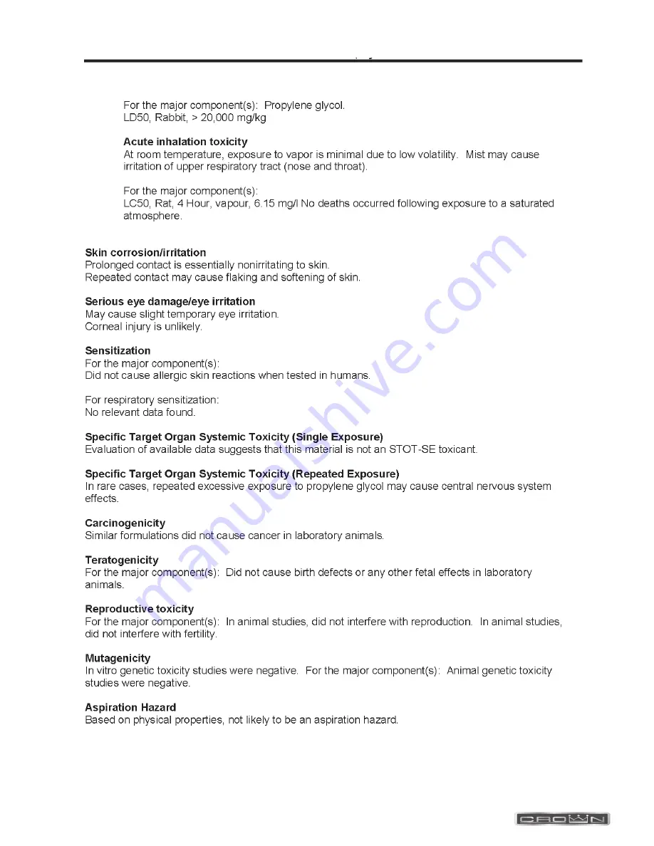 Crown GLT-100 Installation & Operation Manual Download Page 26