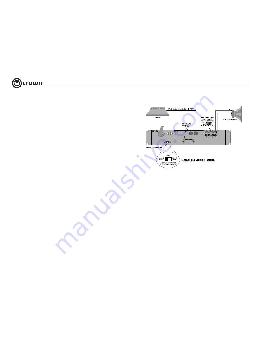 Crown Macro-Tech MA-3600VZ Скачать руководство пользователя страница 10