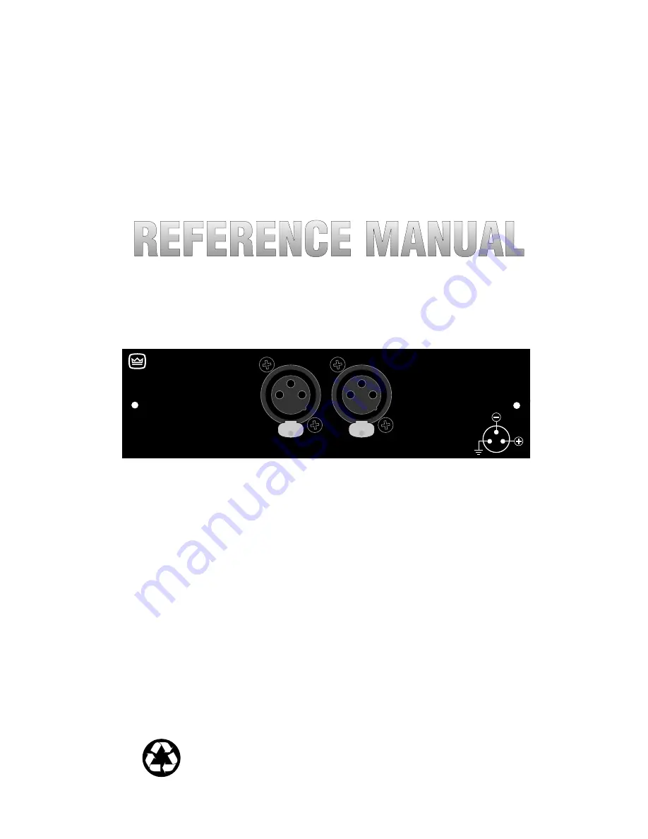 Crown PIP-EDCB Reference Manual Download Page 1