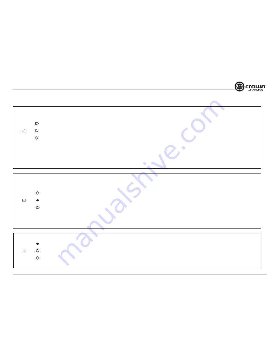 Crown XLC2500 Operation Manual Download Page 17