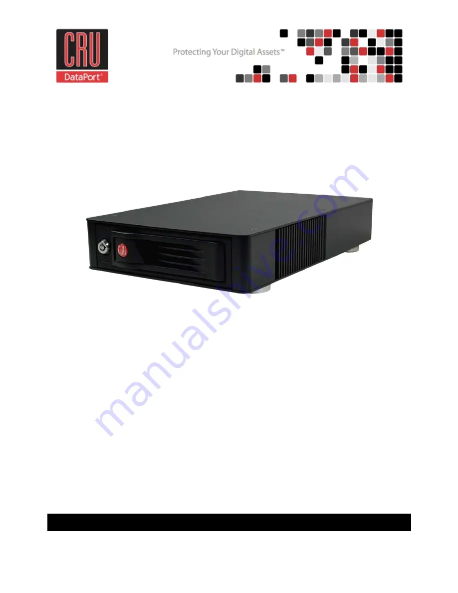 CRU Dataport RTX Secure 110-3Q User Manual Download Page 1