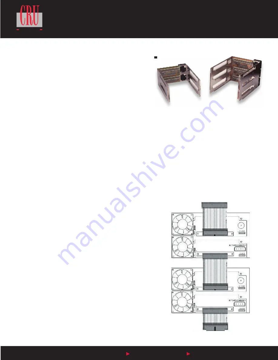 CRU Backplane Kit Install Manual Download Page 1