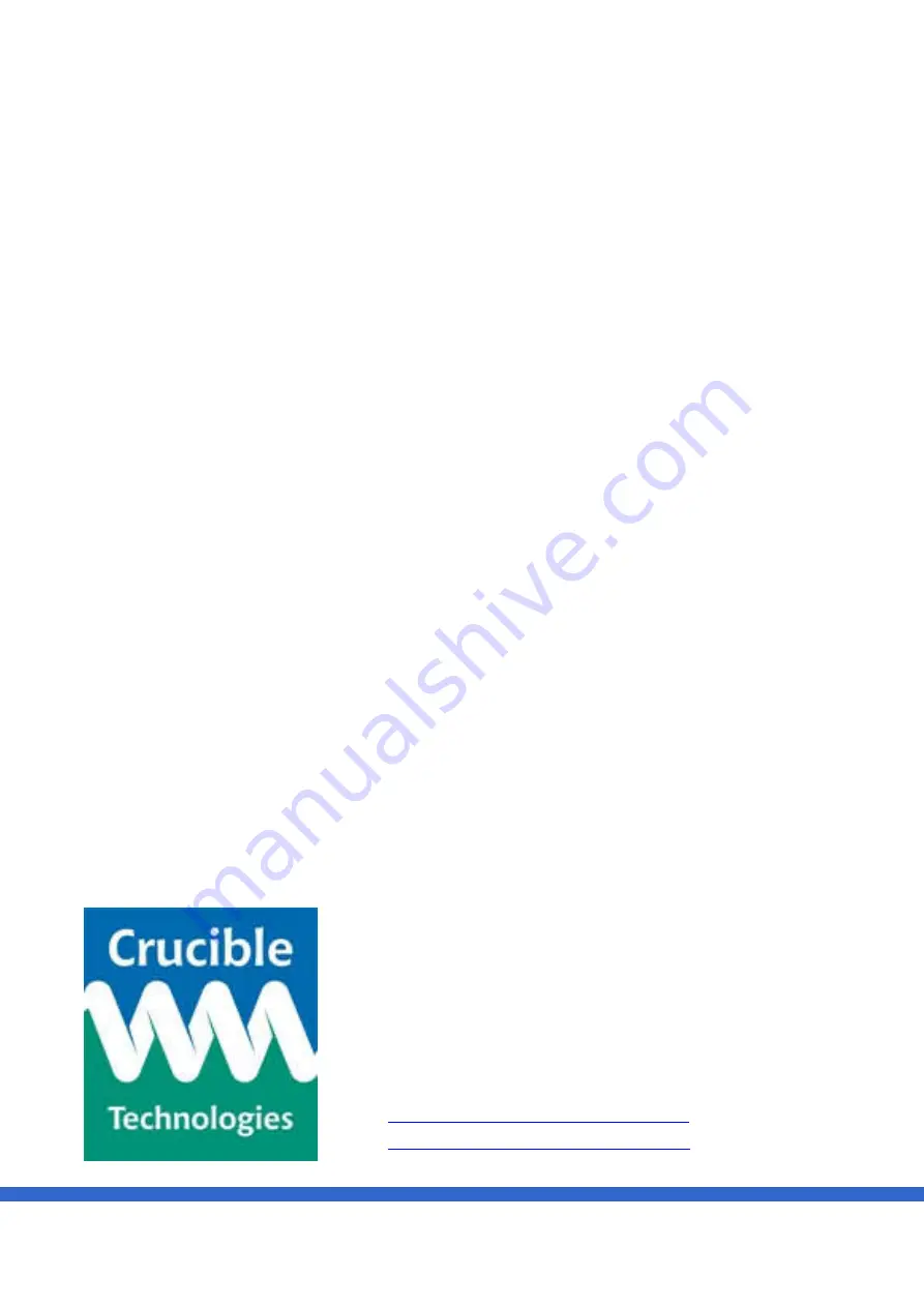 Crucible Technologies GBR1 Installation And User Manual Download Page 12