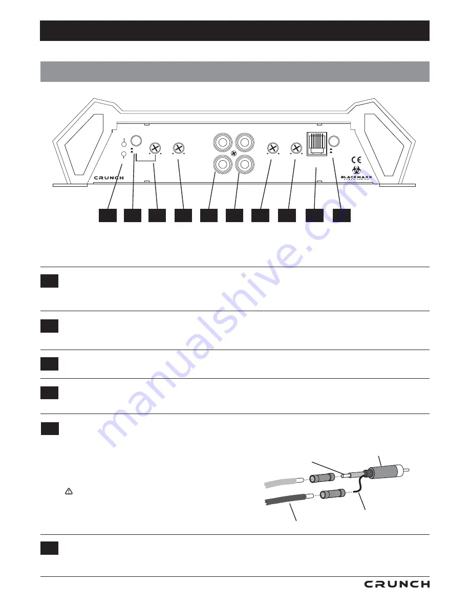 Crunch BlackMaxx MXB 1750 Di Owner'S Manual Download Page 18