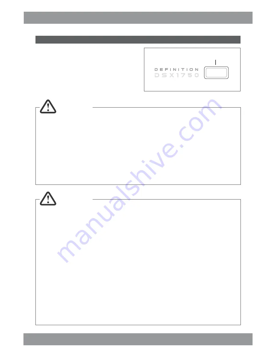 Crunch Definition DSX1750 Owner'S Manual Download Page 10