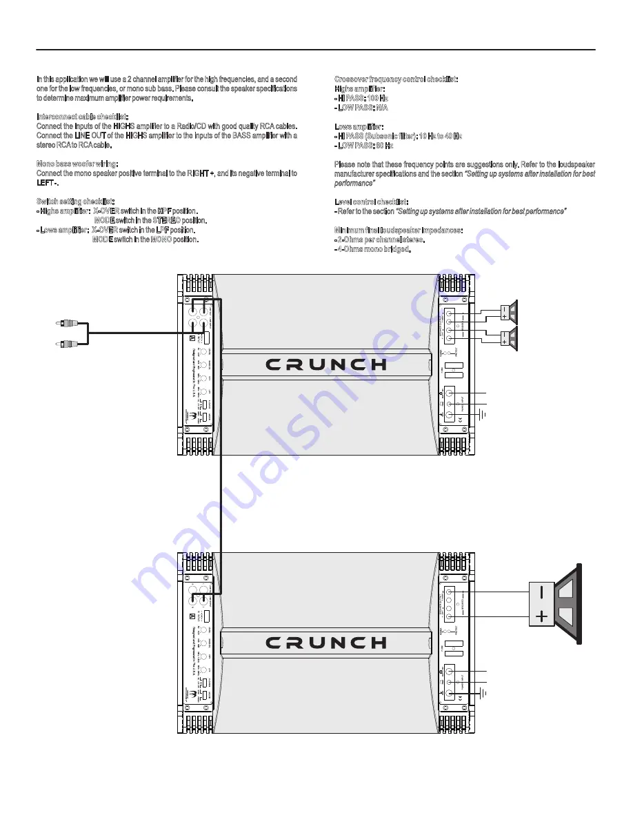 Crunch GPA1000.1 Instruction Manual Download Page 6