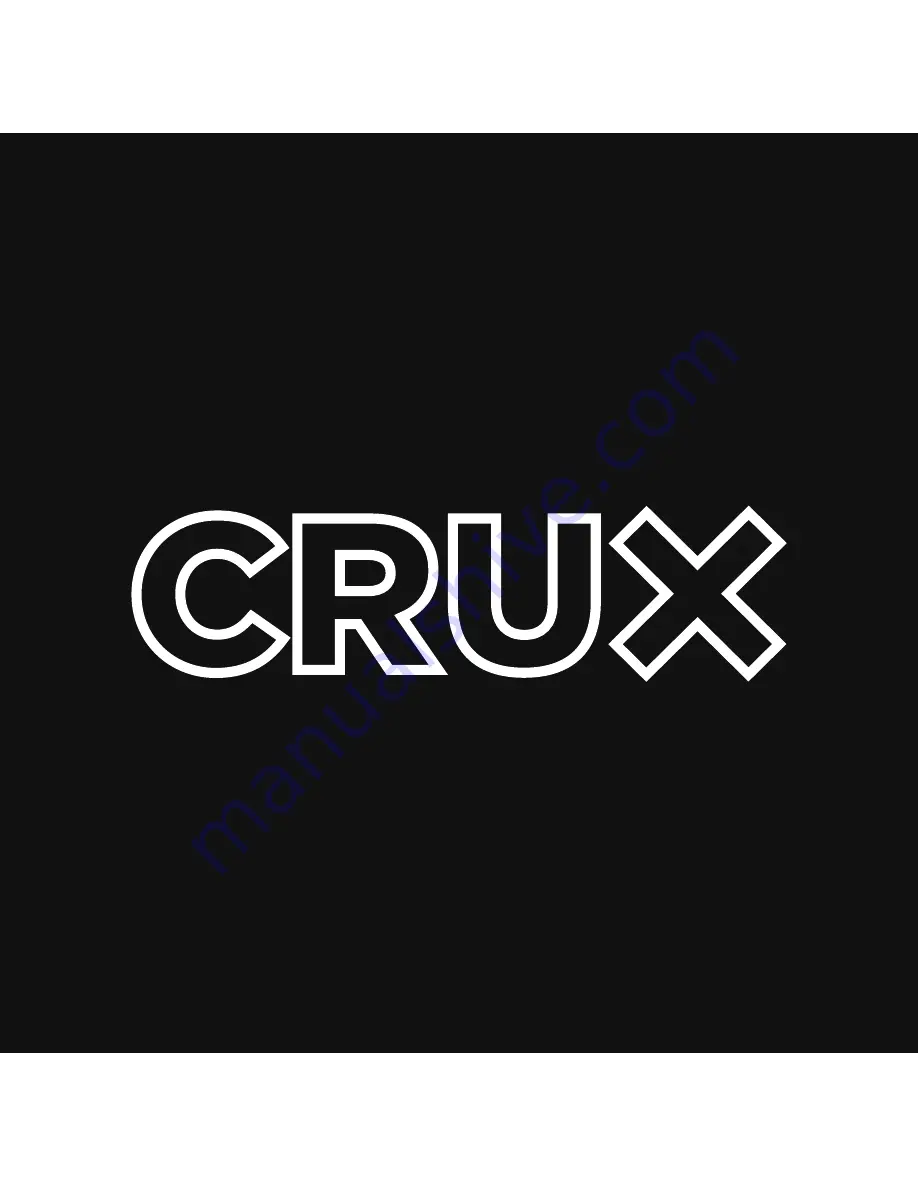 Crux 14626 Instruction Manual Download Page 1