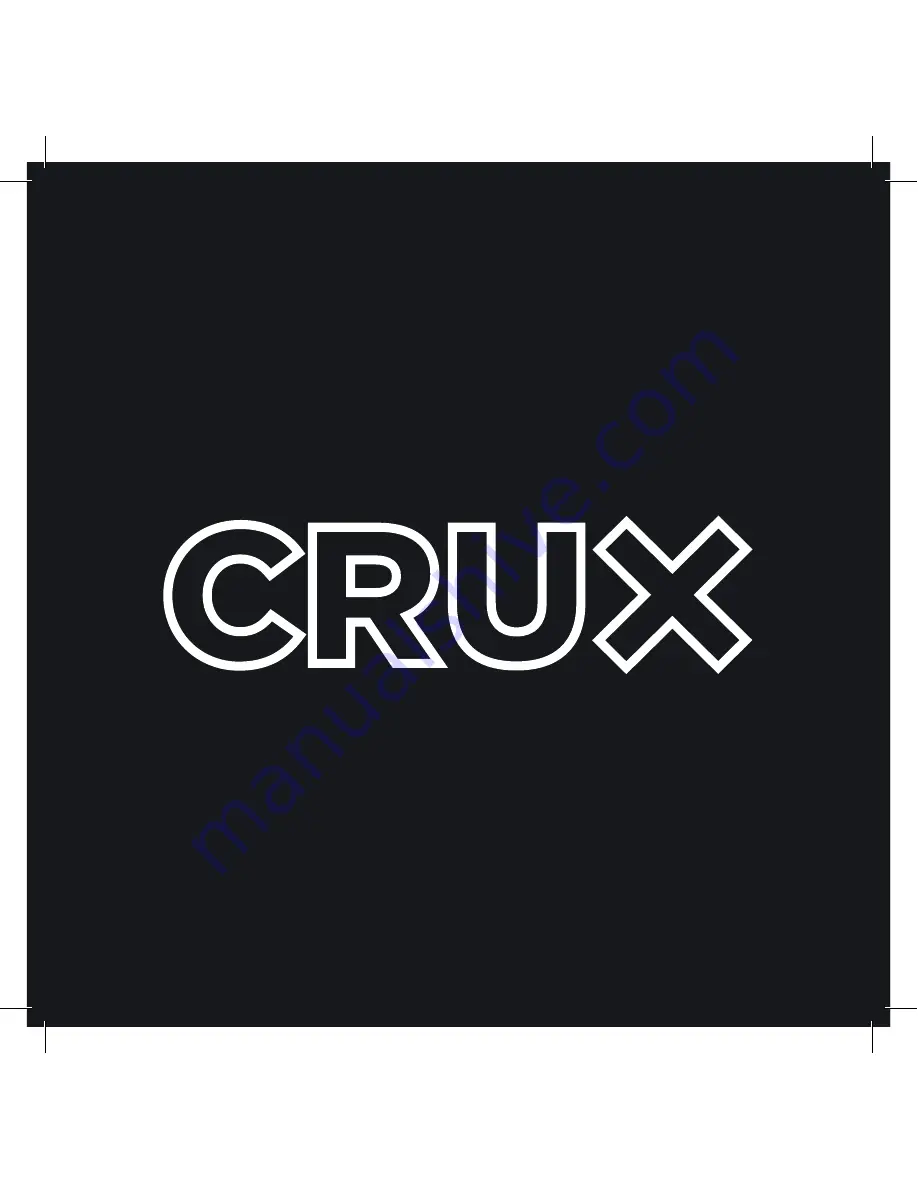 Crux 31869 Instruction Manual Download Page 1