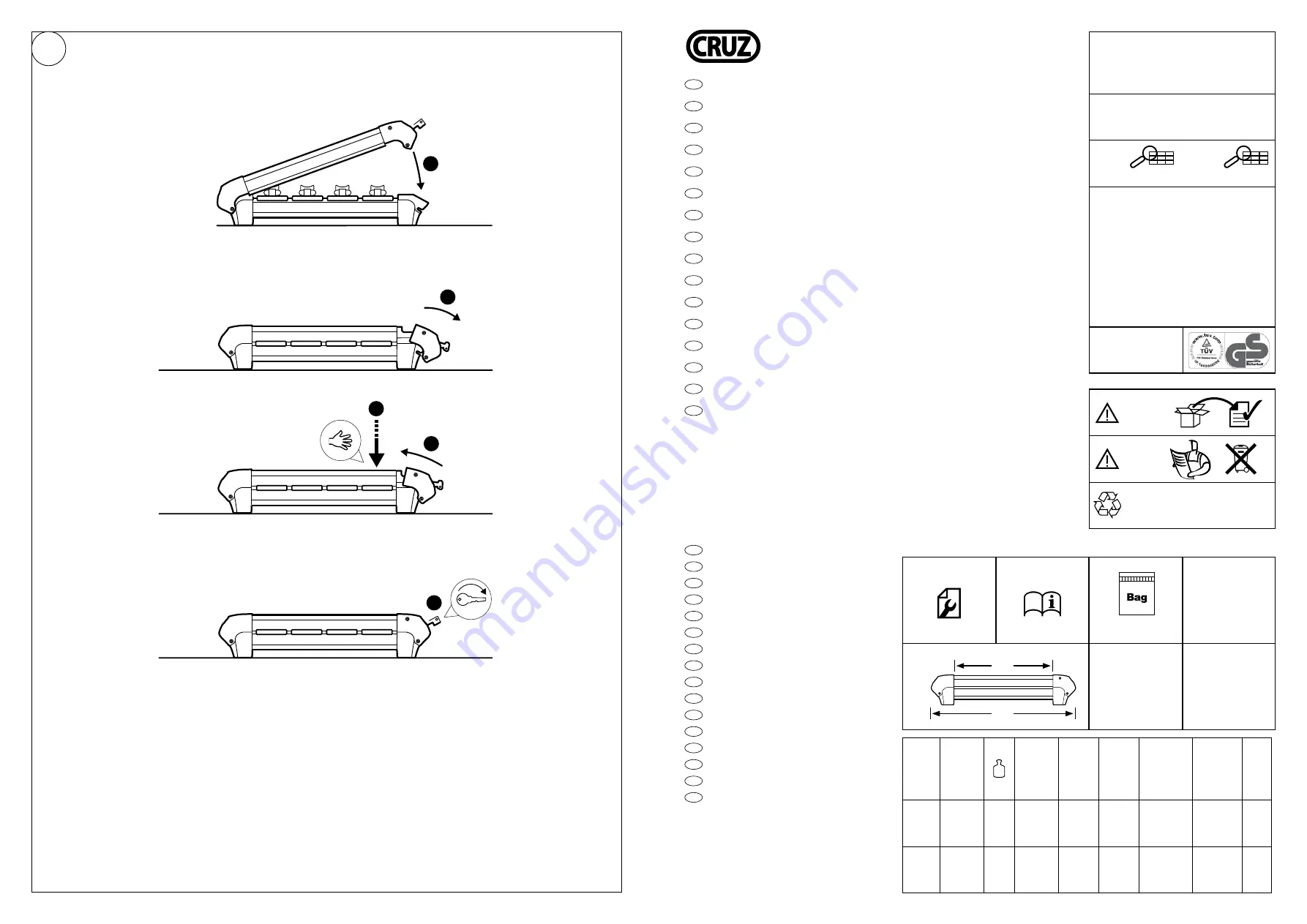 Cruz 940-22 Series Assembly Instructions Download Page 1