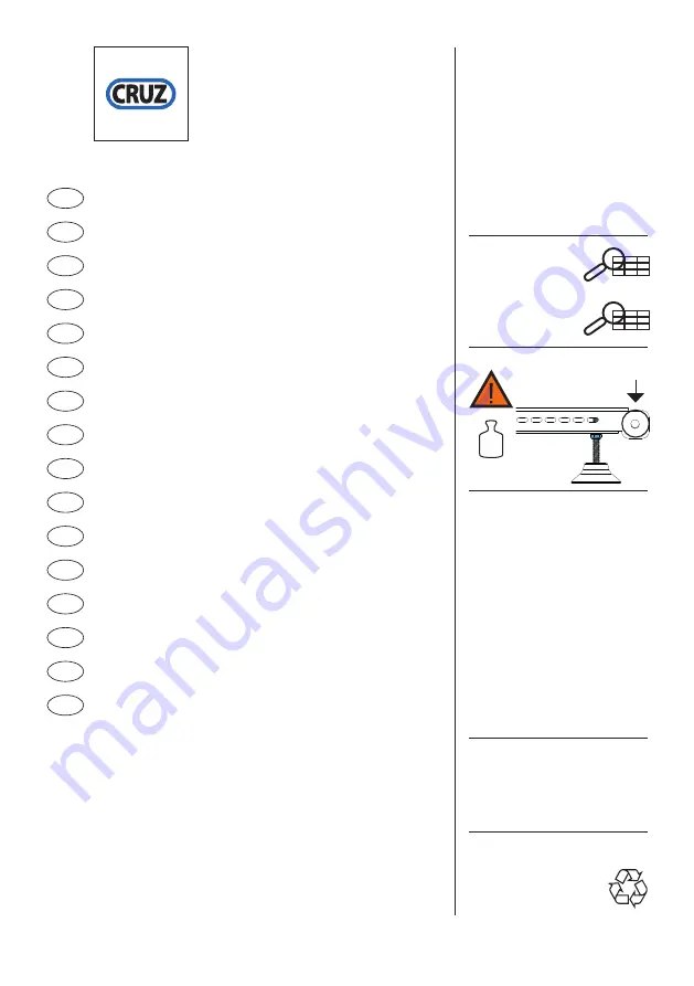 Cruz 941-44 Series Assembly Instructions Manual Download Page 1