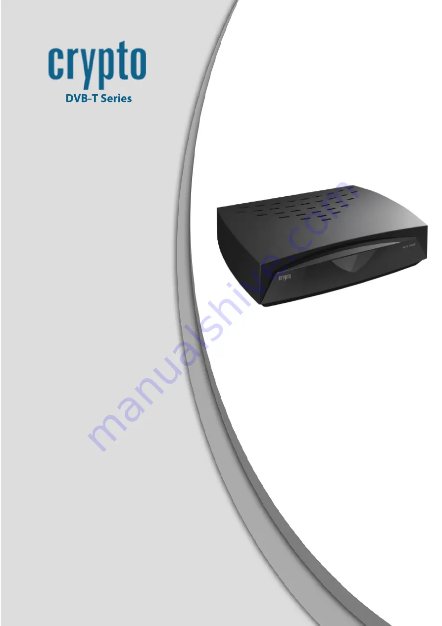 Crypto DVB-T Series Manual Download Page 1