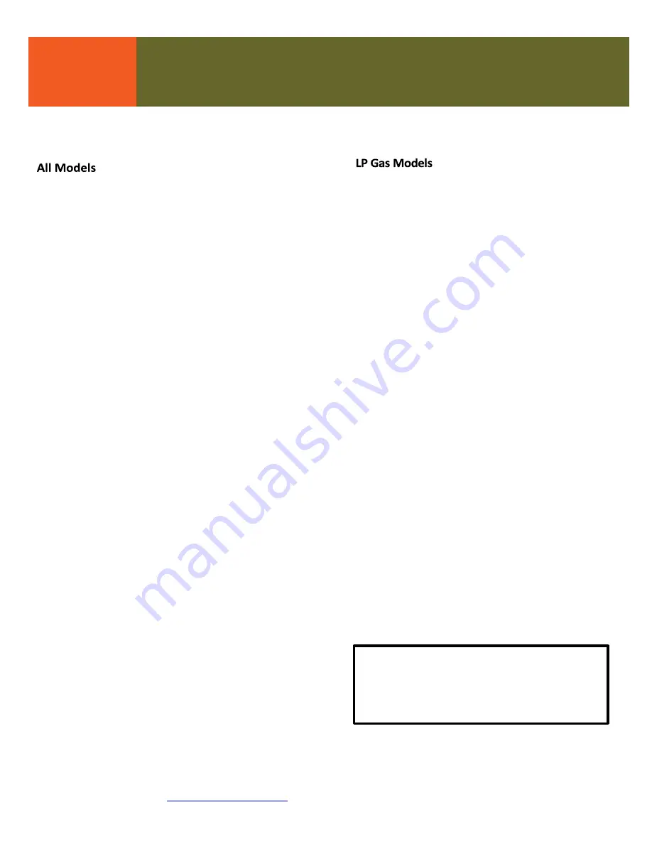 Crystal Fire CF-1224-LP (NG) User Manual Download Page 8