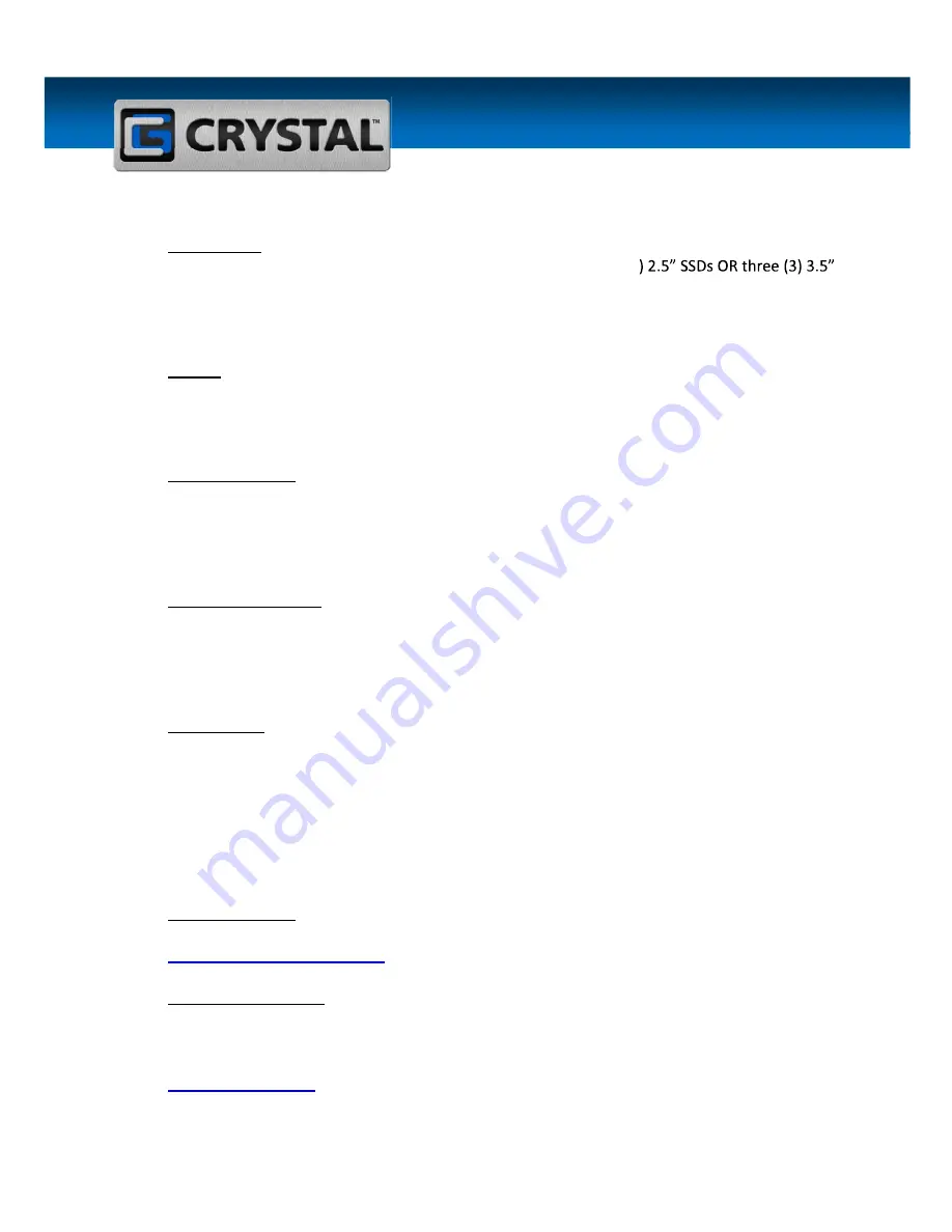 CRYSTAL GROUP INC. RS363S15FM User Manual Download Page 10