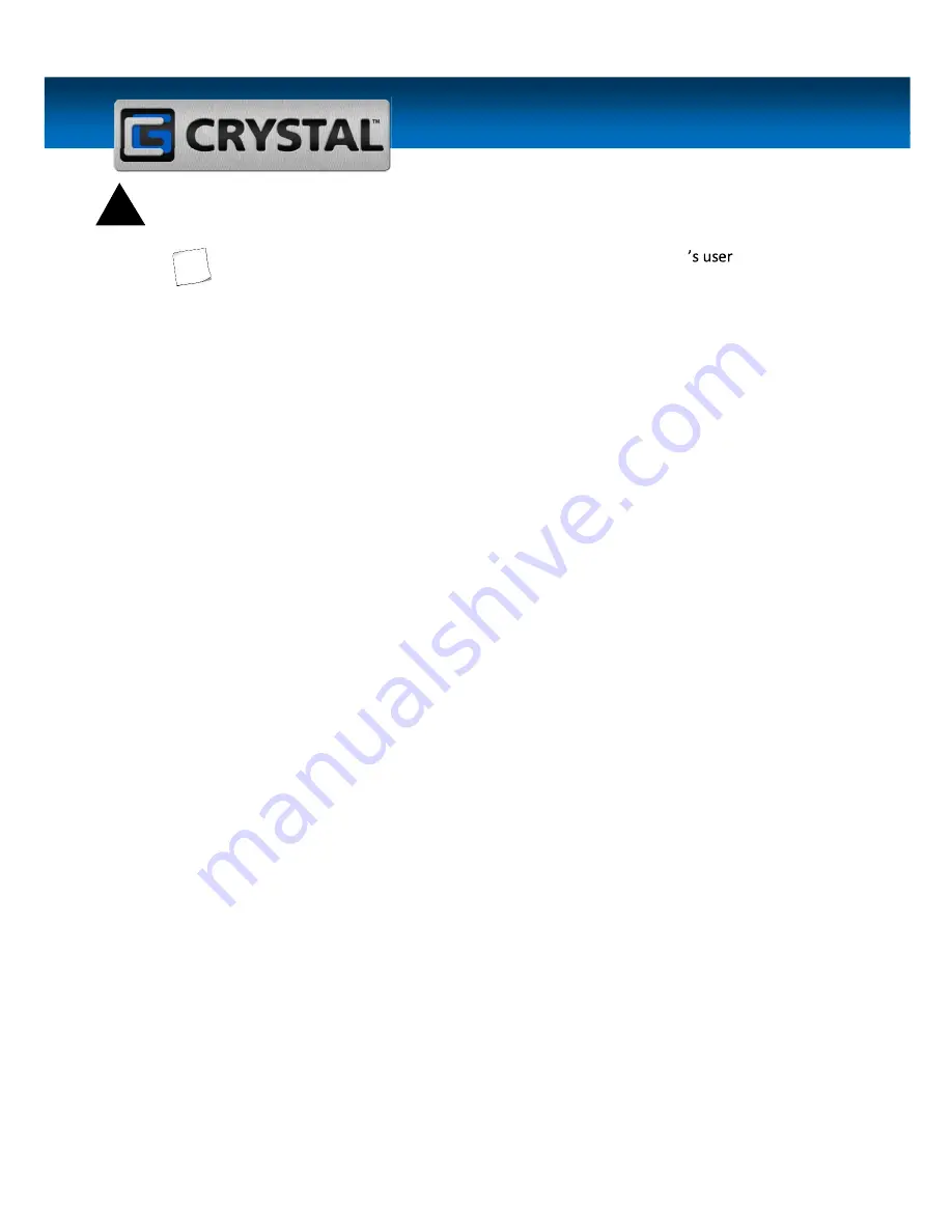 CRYSTAL GROUP INC. RS363S15FM User Manual Download Page 16