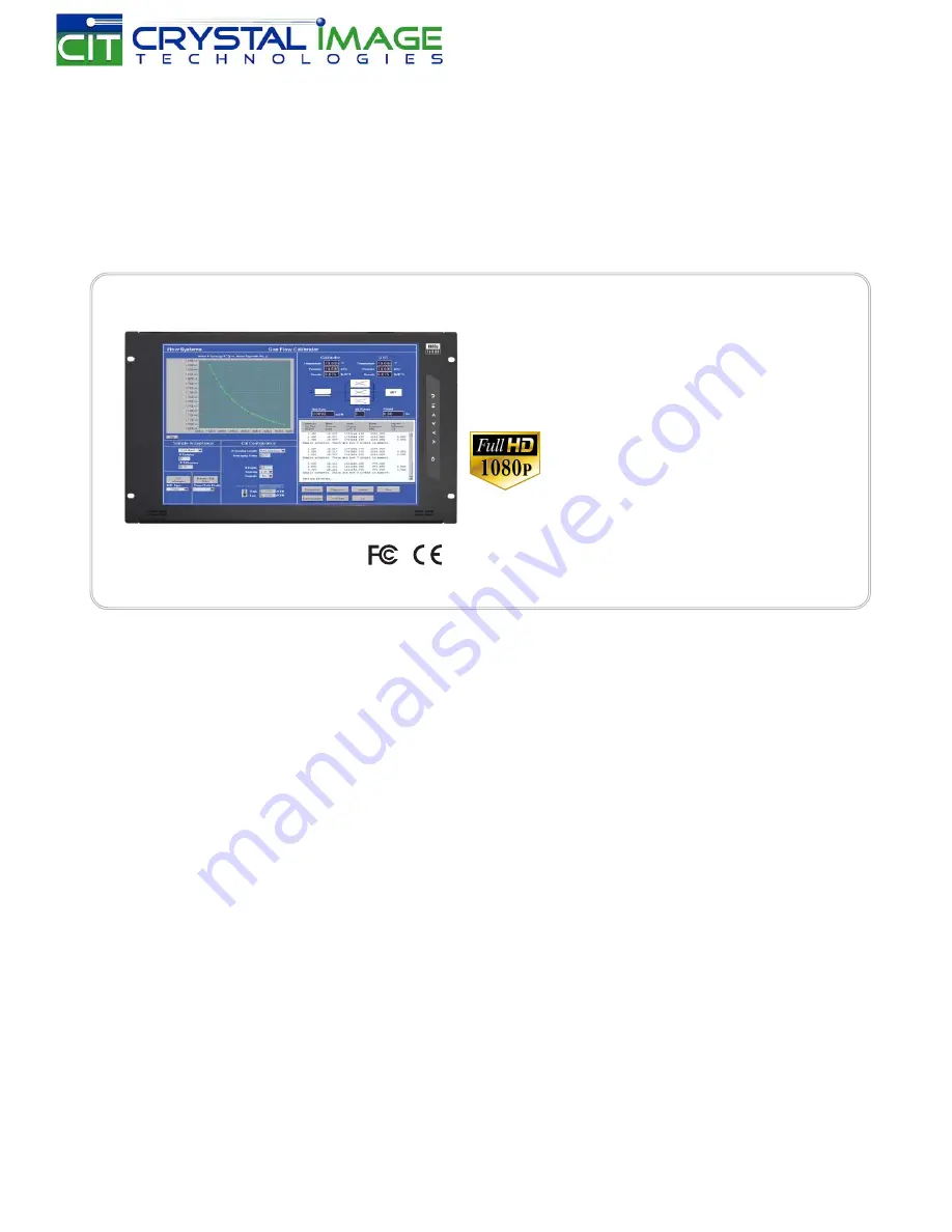 Crystal Image Technologies RMP-161-F17 User Manual Download Page 1