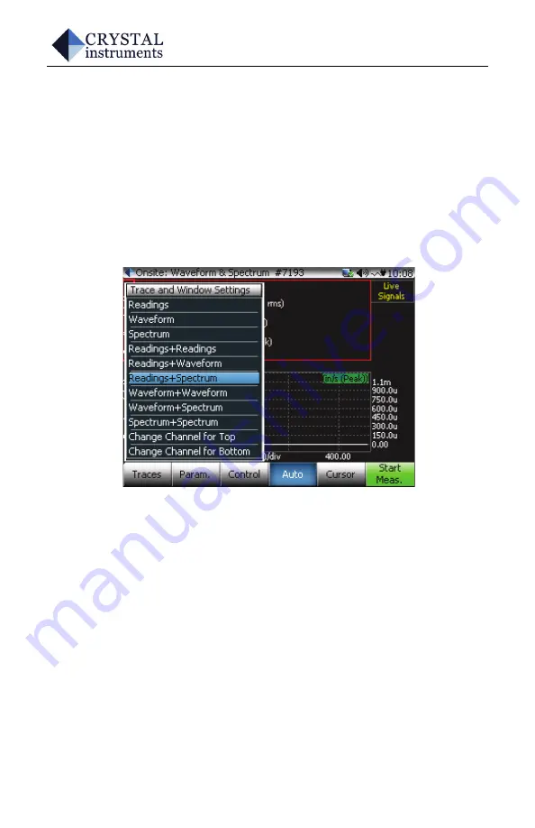 Crystal Instruments Coco-80 Quick Reference Download Page 67