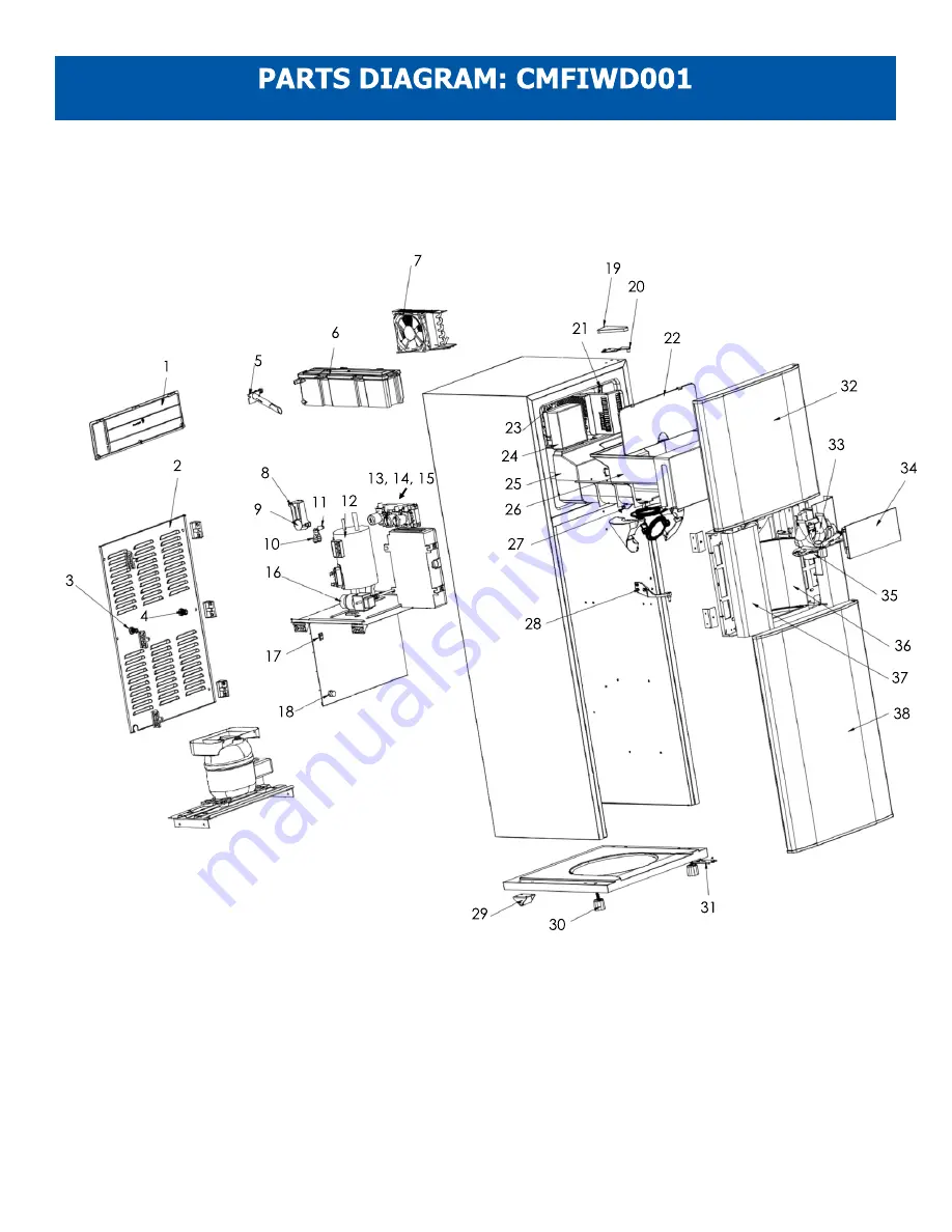 Crystal Mountain CMFIWD001 Service Manual Download Page 3