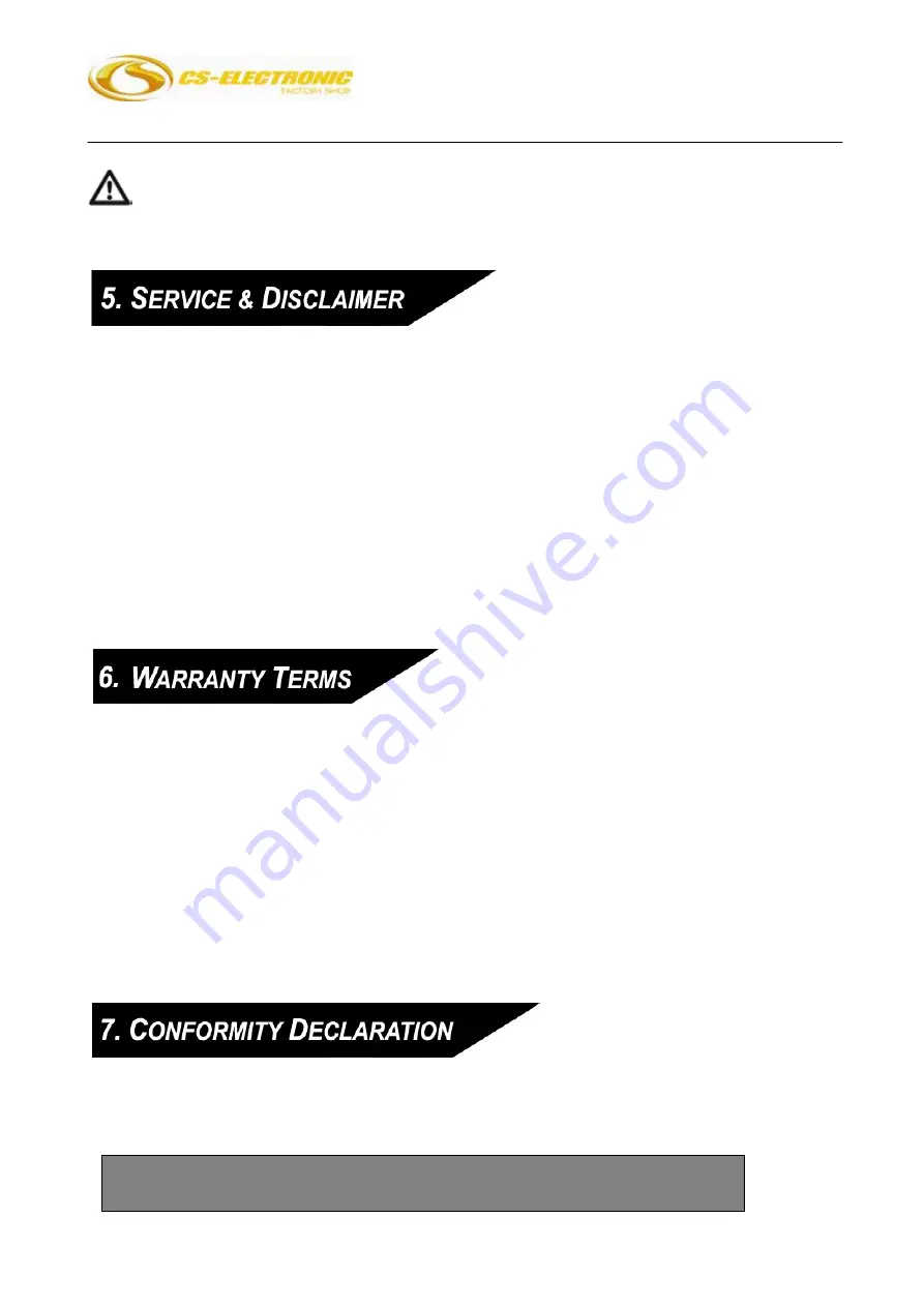 CS-Electronic C140560 Instruction Manual Download Page 26