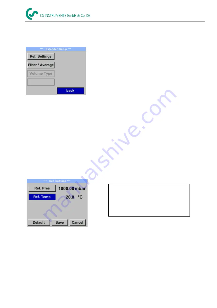 CS Instruments VA 520 Instruction Manual Download Page 24