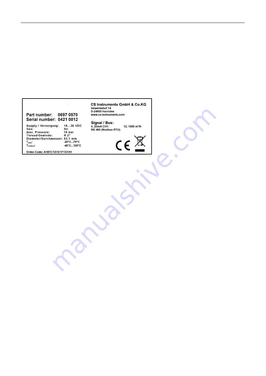 CS Instruments Vortex VX 570 Скачать руководство пользователя страница 5