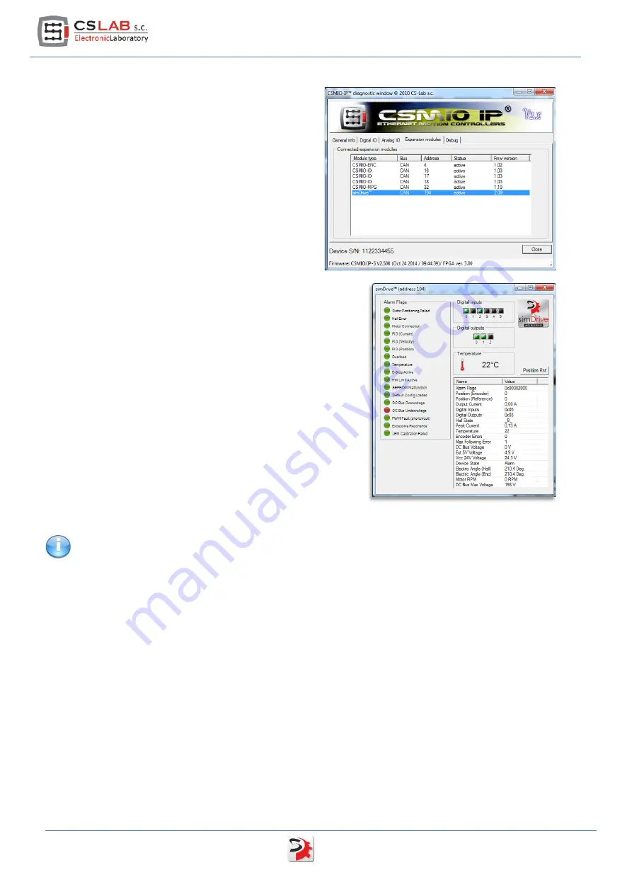 CS-Lab SimDrive M4-H040K User Manual Download Page 50