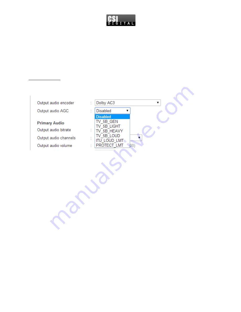 CSI Digital xCoder User Manual Download Page 21