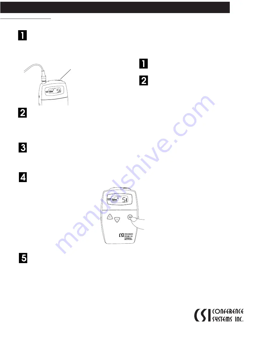 CSI PLS 500 series User Manual Download Page 15