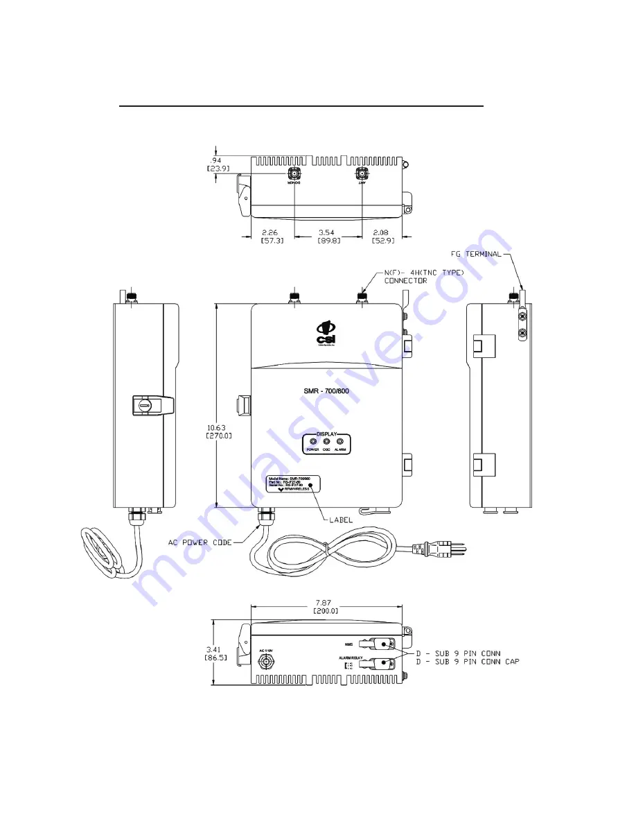 CSI SMR-700/800 Installation Manual Download Page 12