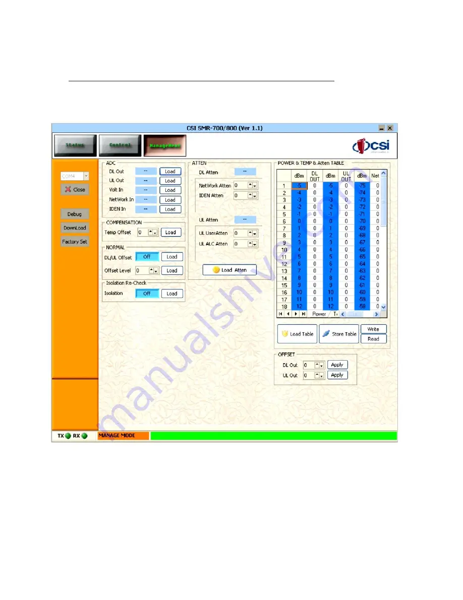 CSI SMR-700/800 Installation Manual Download Page 28