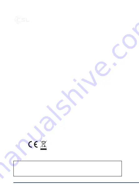 CSL 20200410SZ001 User Manual Download Page 14