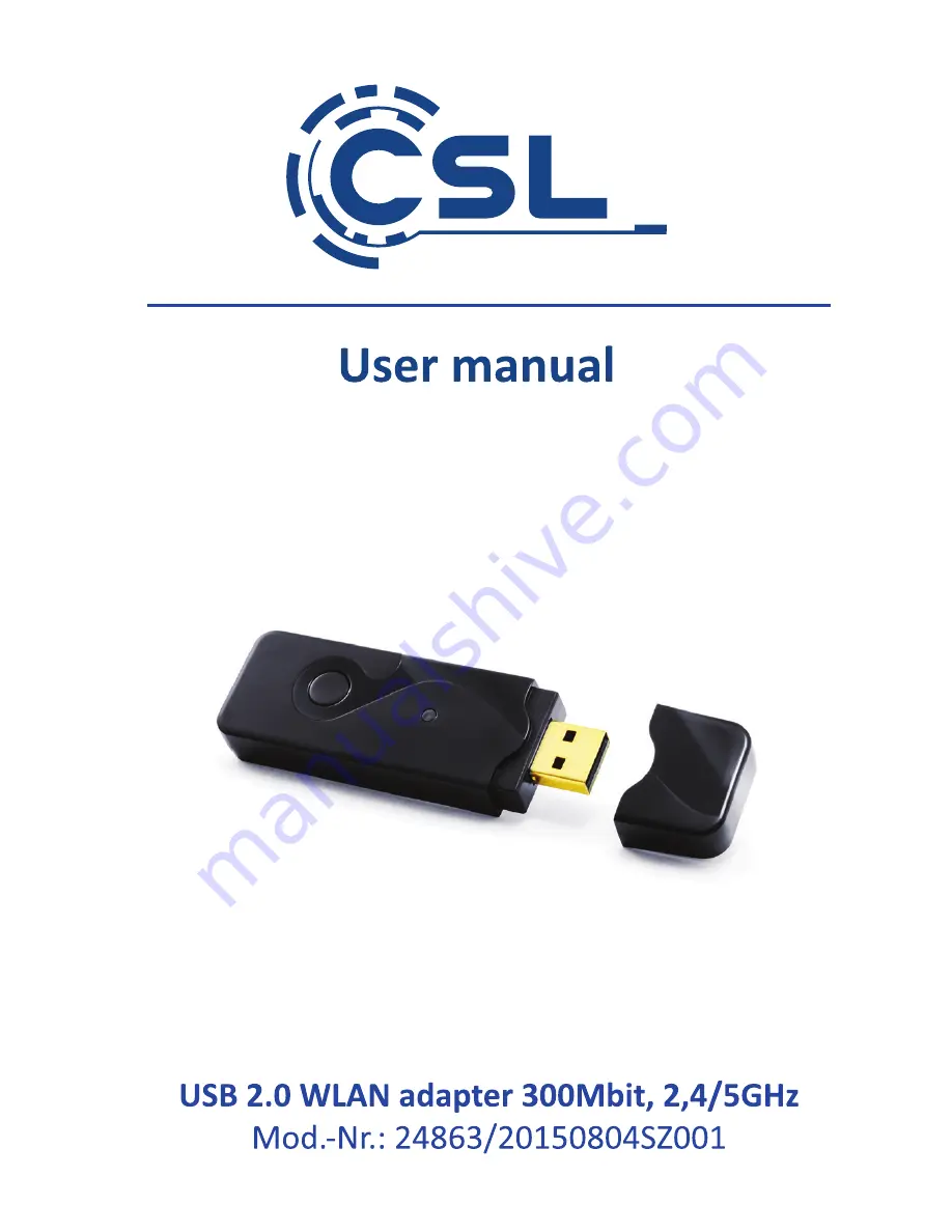 CSL 24863 User Manual Download Page 1