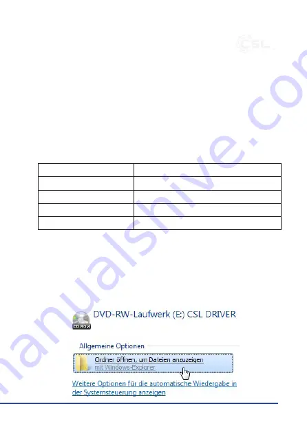 CSL 300295 User Manual Download Page 11