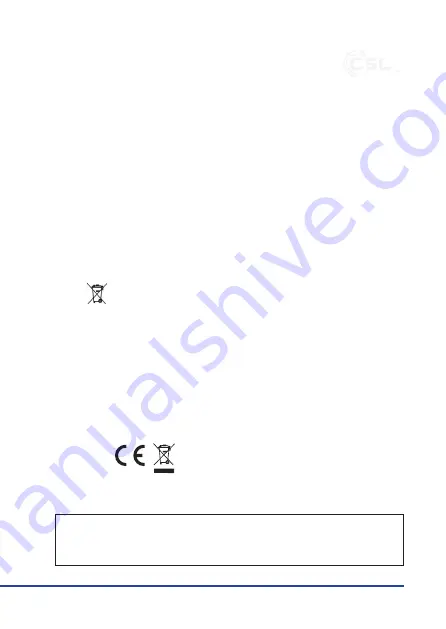 CSL 303158 User Manual Download Page 5