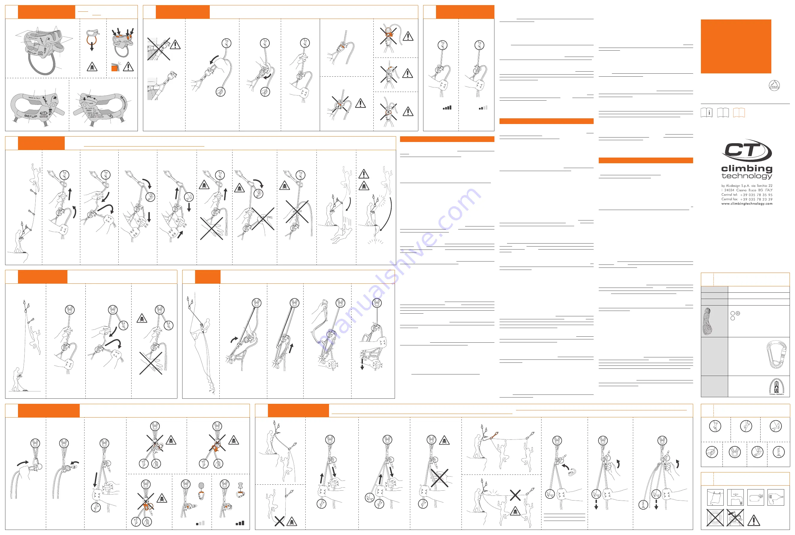 CT BE UP Manual Download Page 1