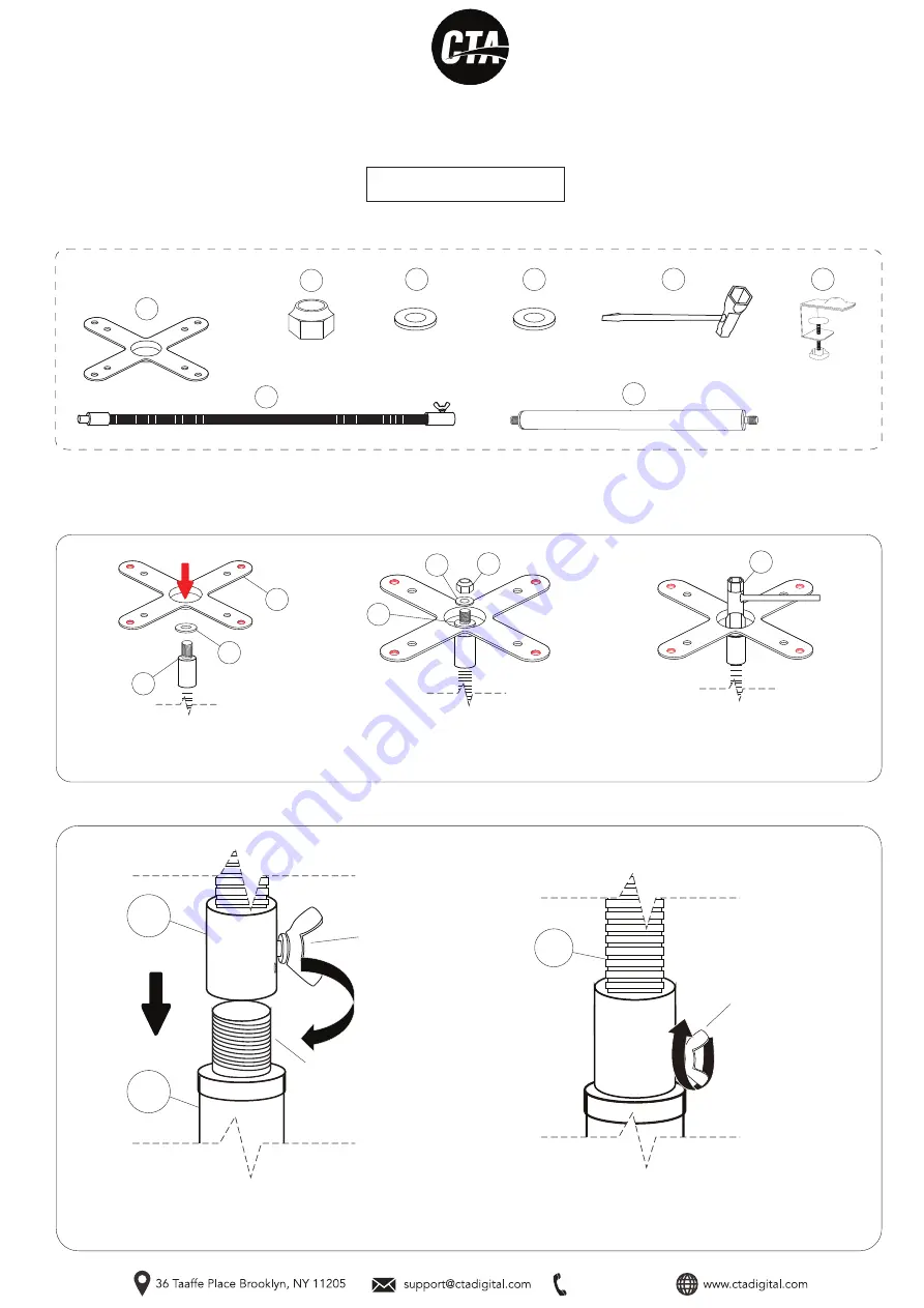 CTA ADD-CPOLEGN Instruction Manual Download Page 1