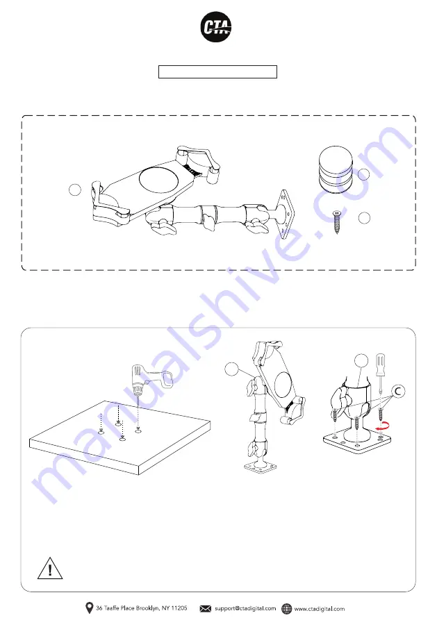 CTA AUT-VDMC Installation Manual Download Page 1