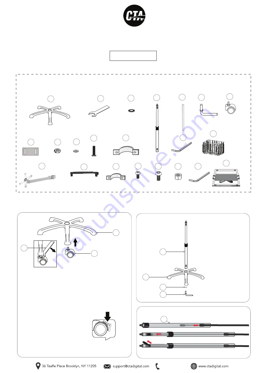 CTA LT-MCRFS Instruction Manual Download Page 1