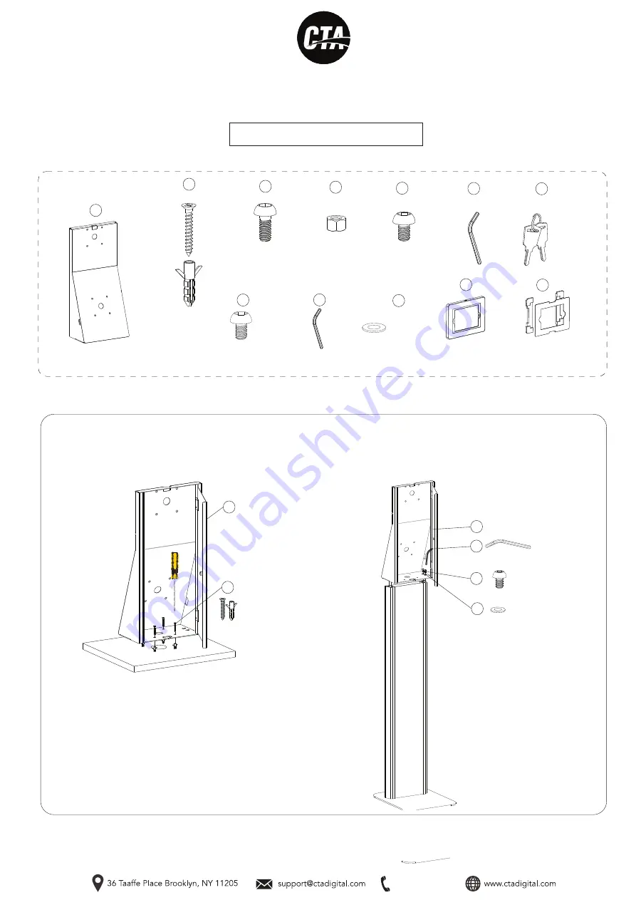 CTA PAD-2VDMB Скачать руководство пользователя страница 1