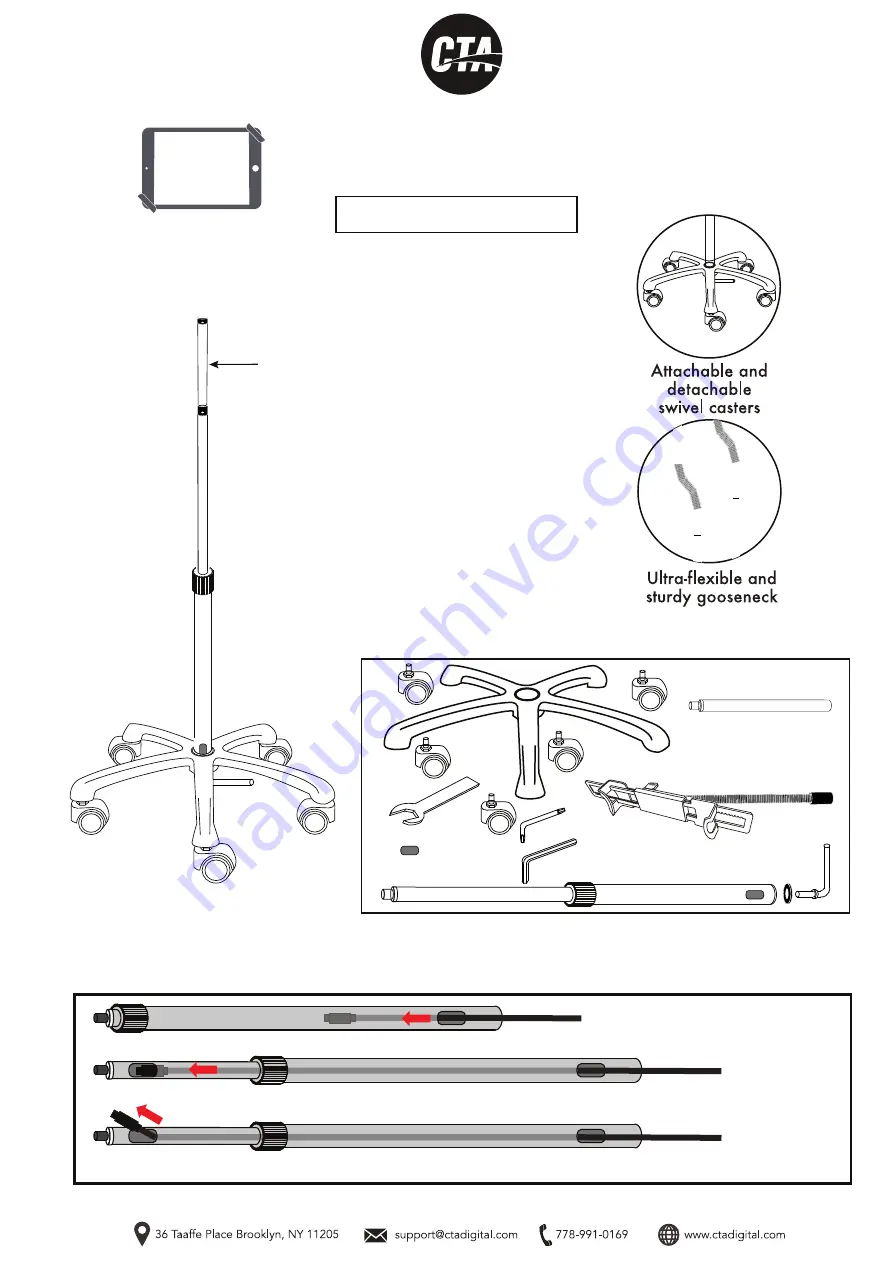 CTA PAD-SHFS Instruction Manual Download Page 1