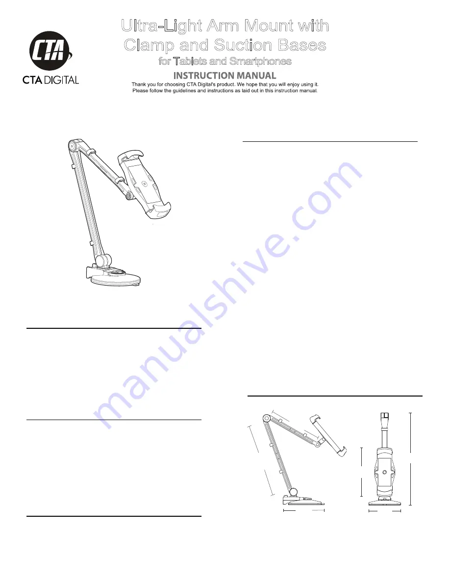 CTA PAD-UAM Instruction Manual Download Page 1