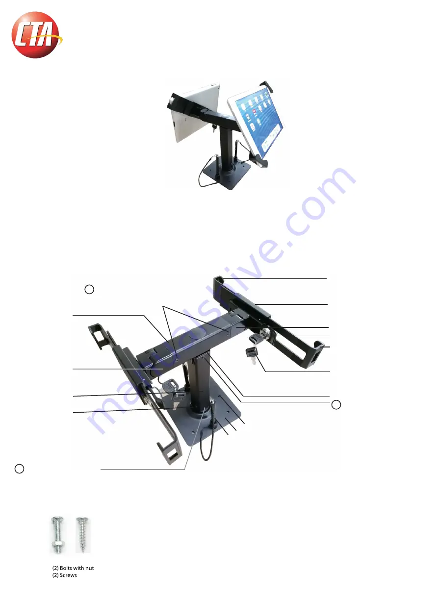 CTA PAD-UATPB2 Manual Download Page 1