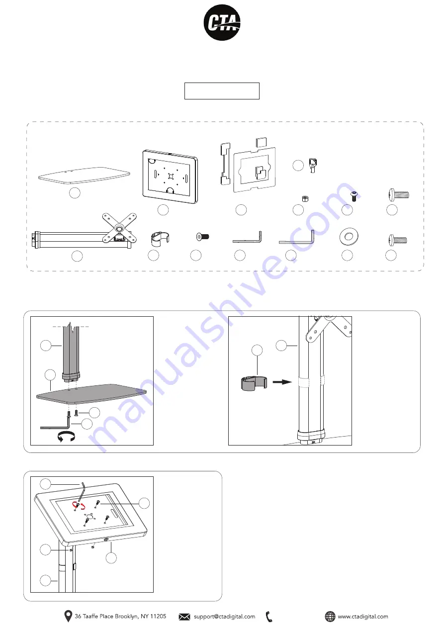 CTA PAD-VADMWE Скачать руководство пользователя страница 1