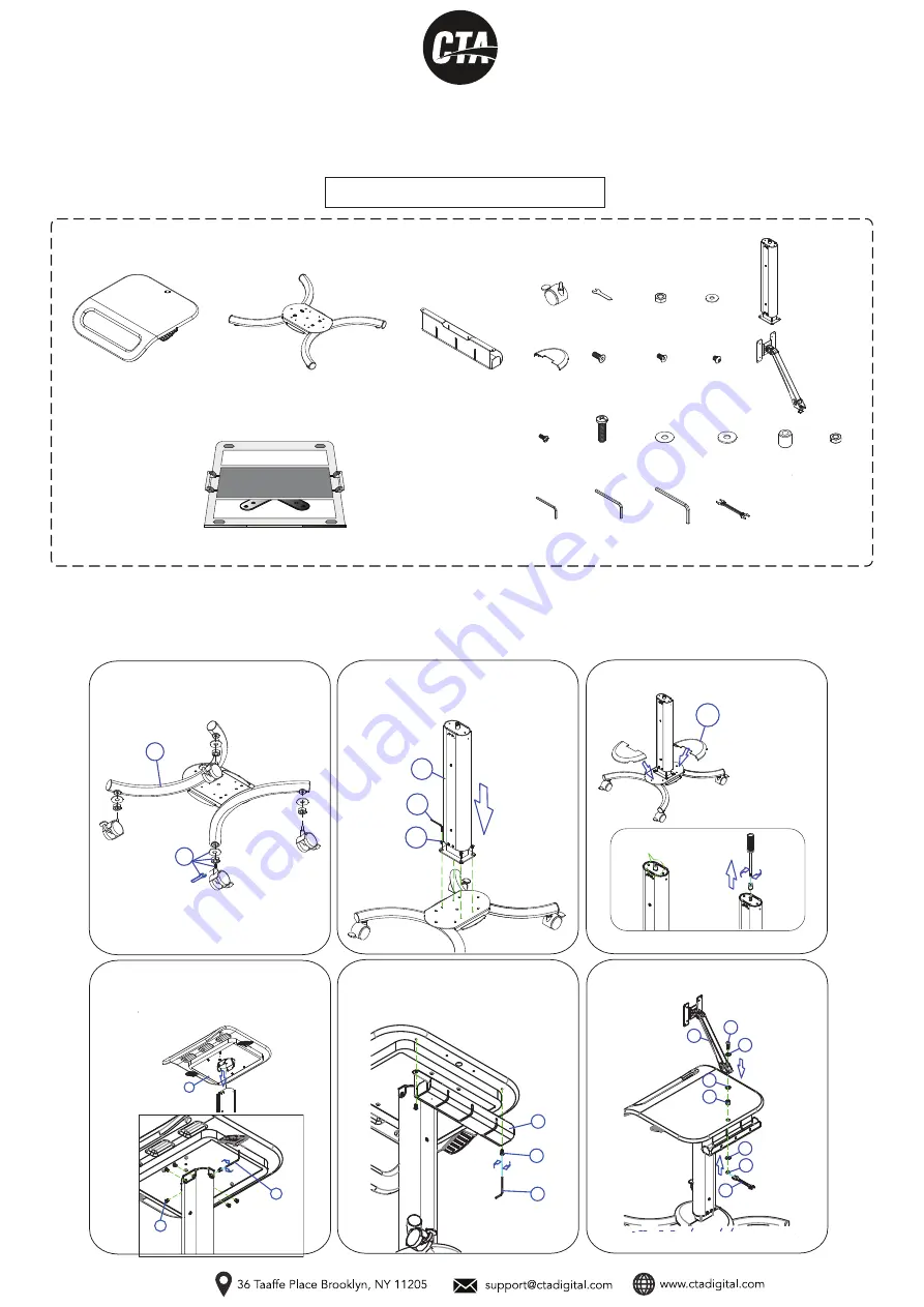 CTA QPAD-HRSWLT Instruction Manual Download Page 1