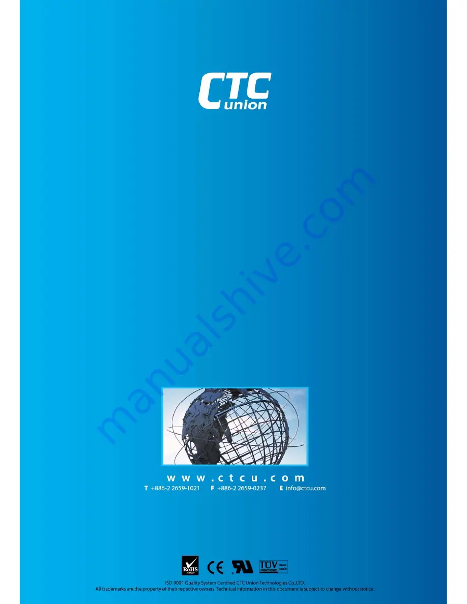 CTC Union FRM220-NMC User Manual Download Page 182