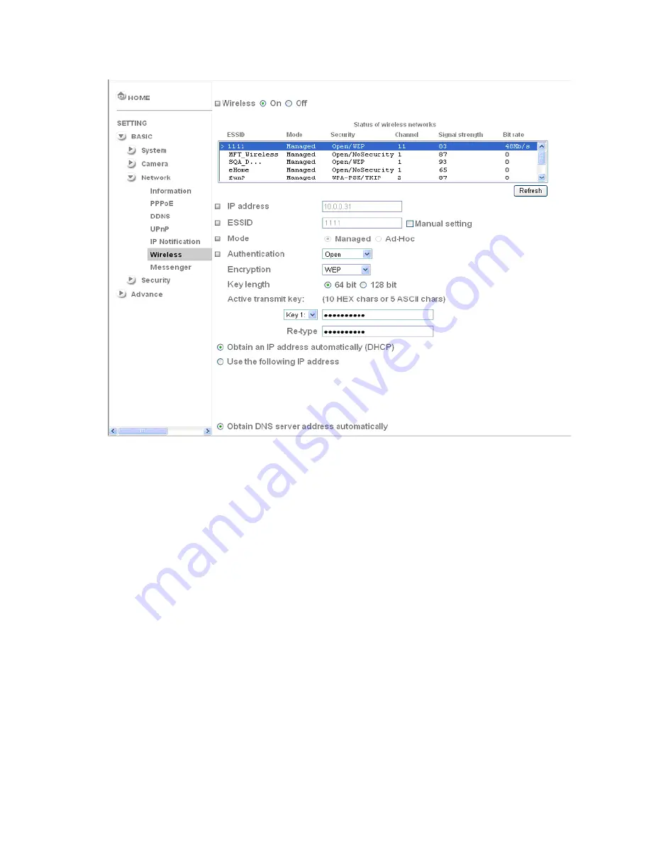 CTC Union IPCAM-8309FW User Manual Download Page 10