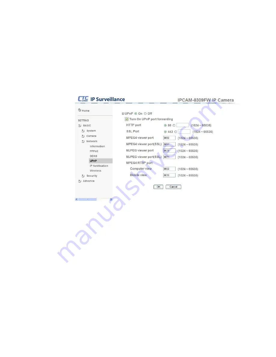 CTC Union IPCAM-8309FW User Manual Download Page 52