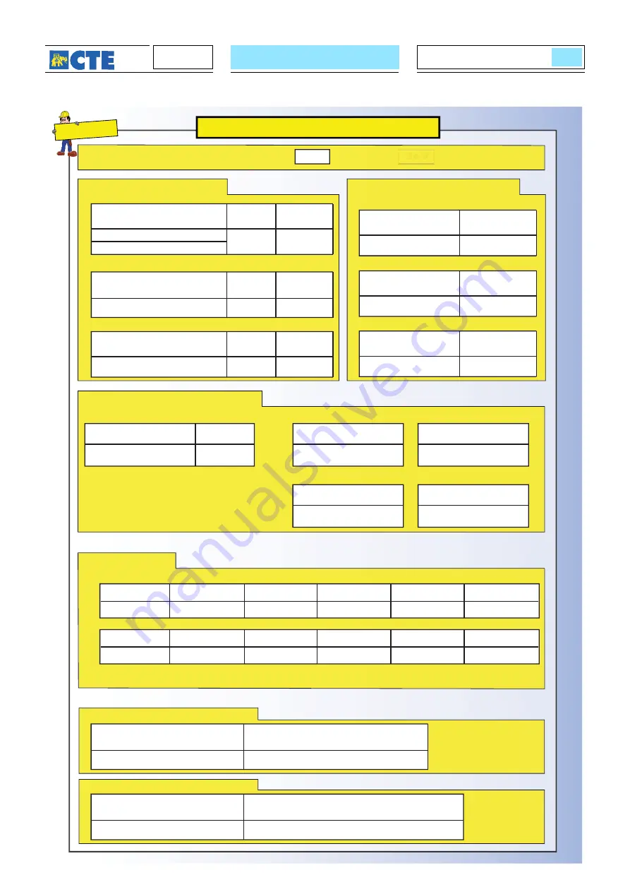 CTE B-LIFT PRO Series Instructions For Use And Maintenance Manual Download Page 38