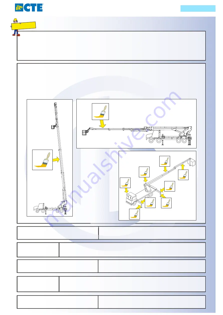 CTE B-LIFT PRO Series Instructions For Use And Maintenance Manual Download Page 111